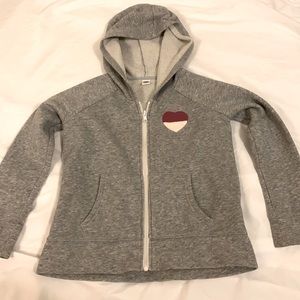 Girls zip up hoodie